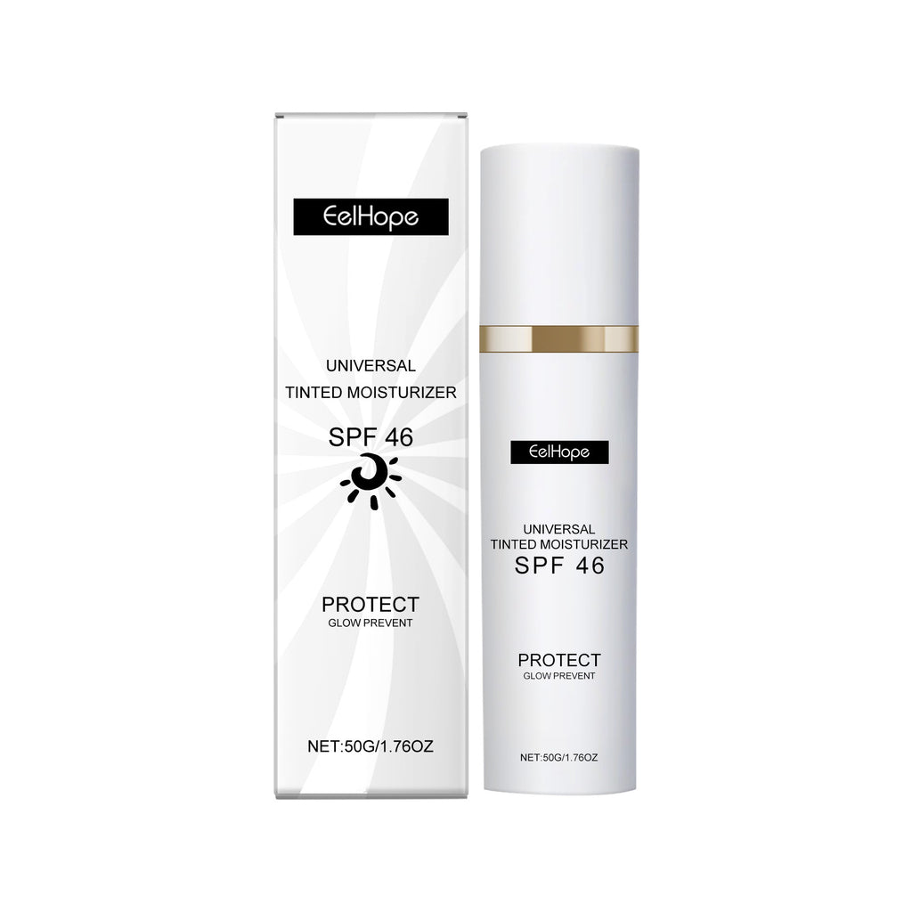 Brightening Face Sunscreen SPF 46 Tinted Moisturizer Anti-Aging - Pack of 1/2/4