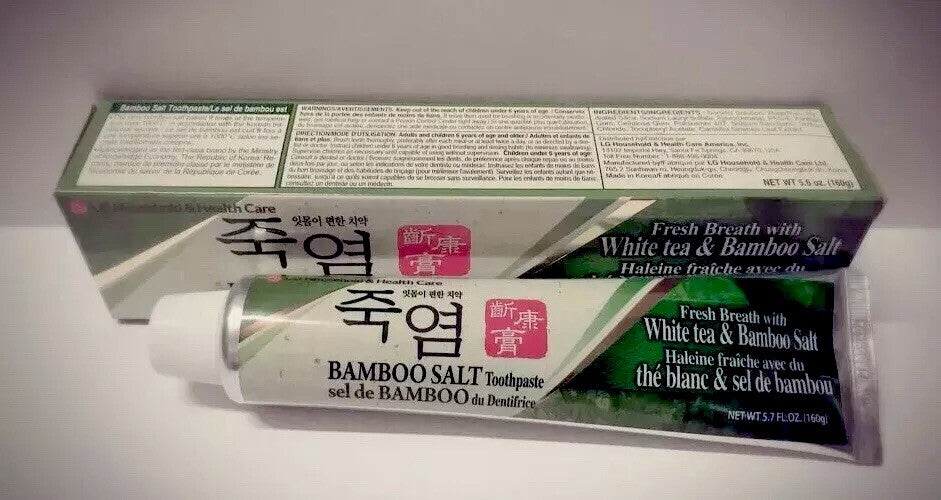 Bamboo Salt Toothpaste - Fresh Breath & Sensitive Teeth Relief 160G