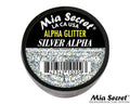 Nail Art Glitter Powder Silver Alpha 1/4oz for Acrylic & Salon Nails