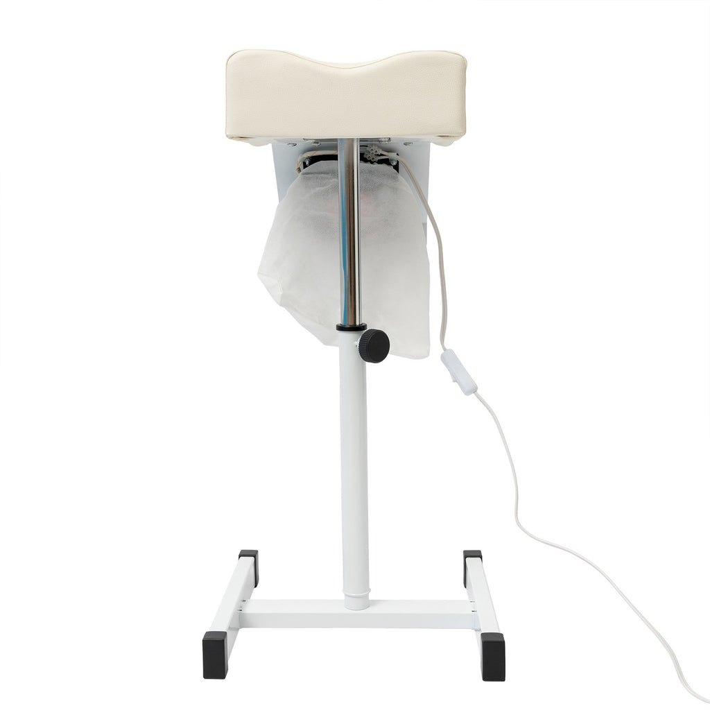 Salon Pedicure Manicure Chair Footrest with Dust Fan & Adjustable Height