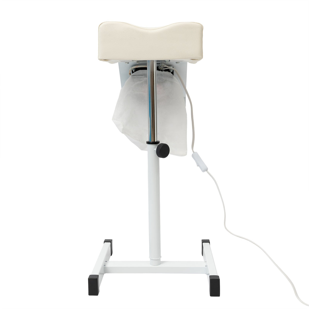 Salon Pedicure Manicure Chair Footrest with Dust Fan & Adjustable Height