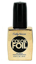 Sally Hansen Color Foil Yellow Gold Nail Wraps 460 - Mirror Shine Finish