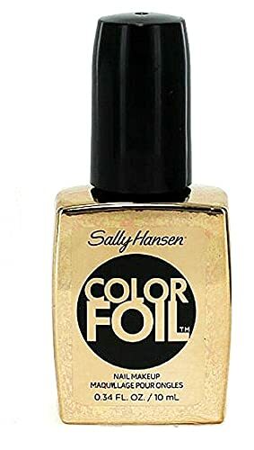 Sally Hansen Color Foil Yellow Gold Nail Wraps 460 - Mirror Shine Finish