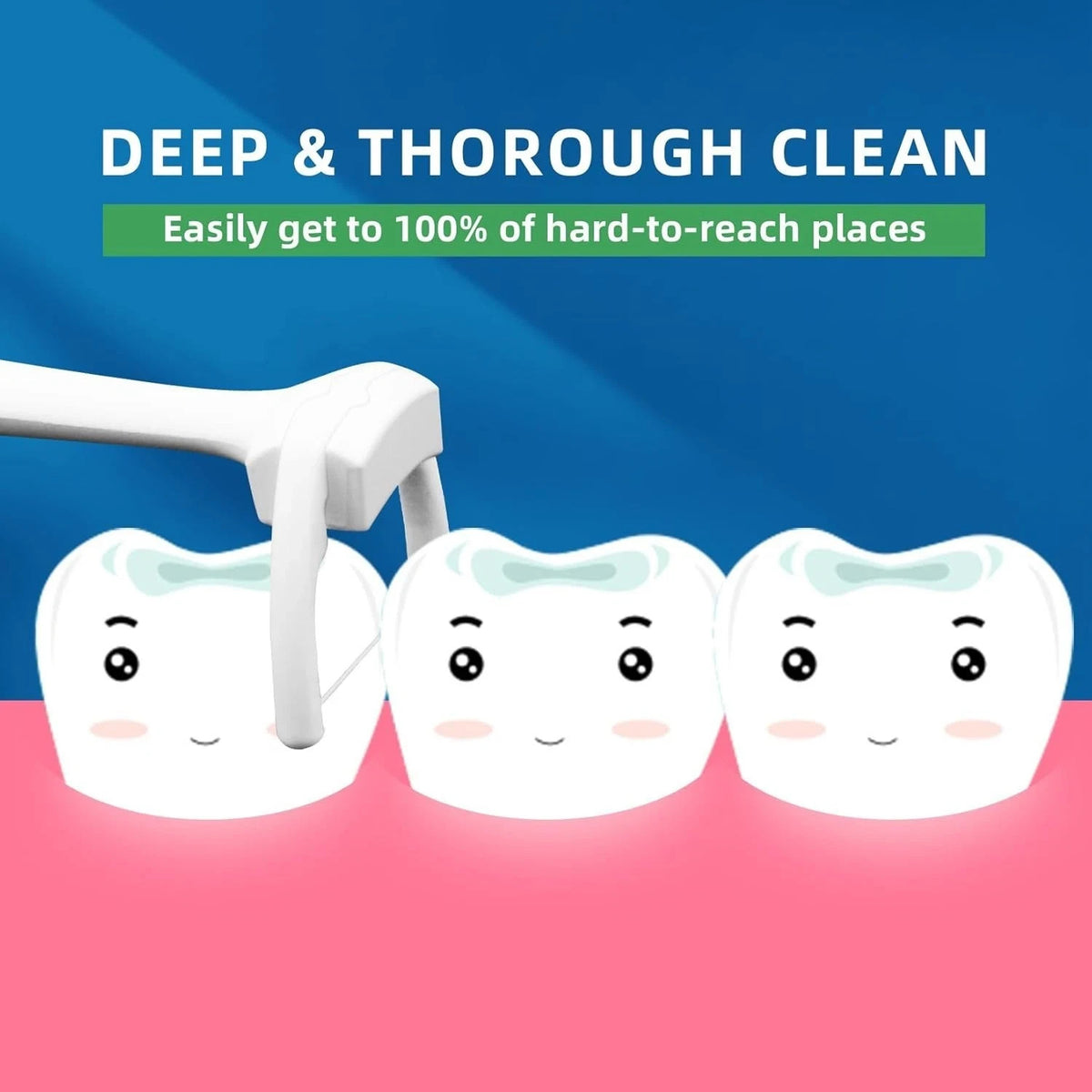 Dental Flosser Refill Heads - Mint, Compatible with Ultraclean Access Flosser, 40 Pack
