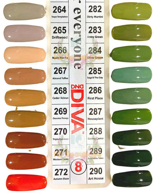DND Duo Diva Gel & Nail Lacquer - Triple Espresso 270 Shades