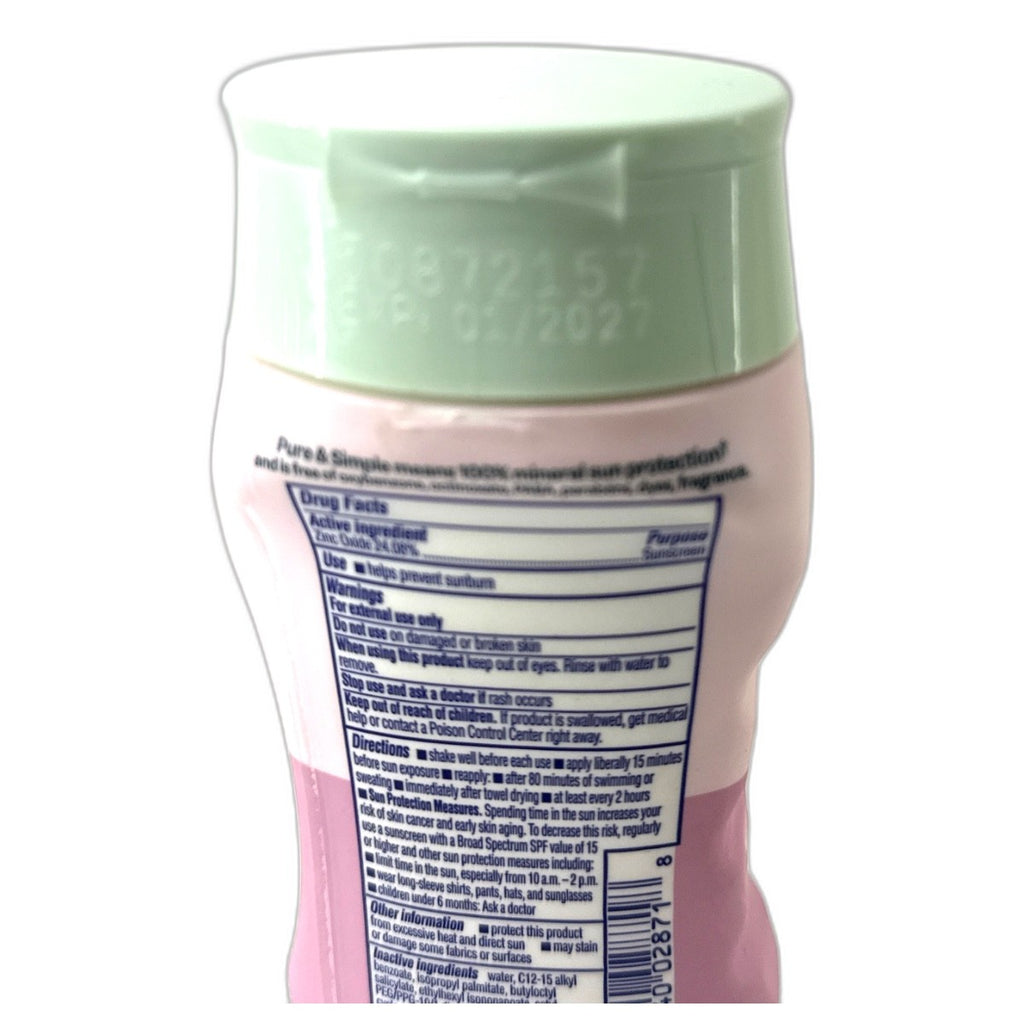 Baby Mineral Sunscreen SPF 50 - Water-Resistant, Hypoallergenic, 6oz Pack of 12
