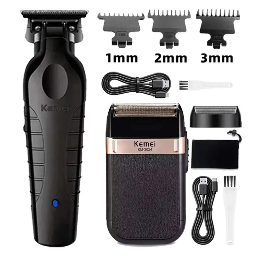 Cordless Hair Clipper & Beard Trimmer for Men - Professional Electric Grooming