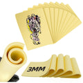 Silicone Tattoo Practice Skin Sheets 8x12, 3mm Thick - 2 Pack