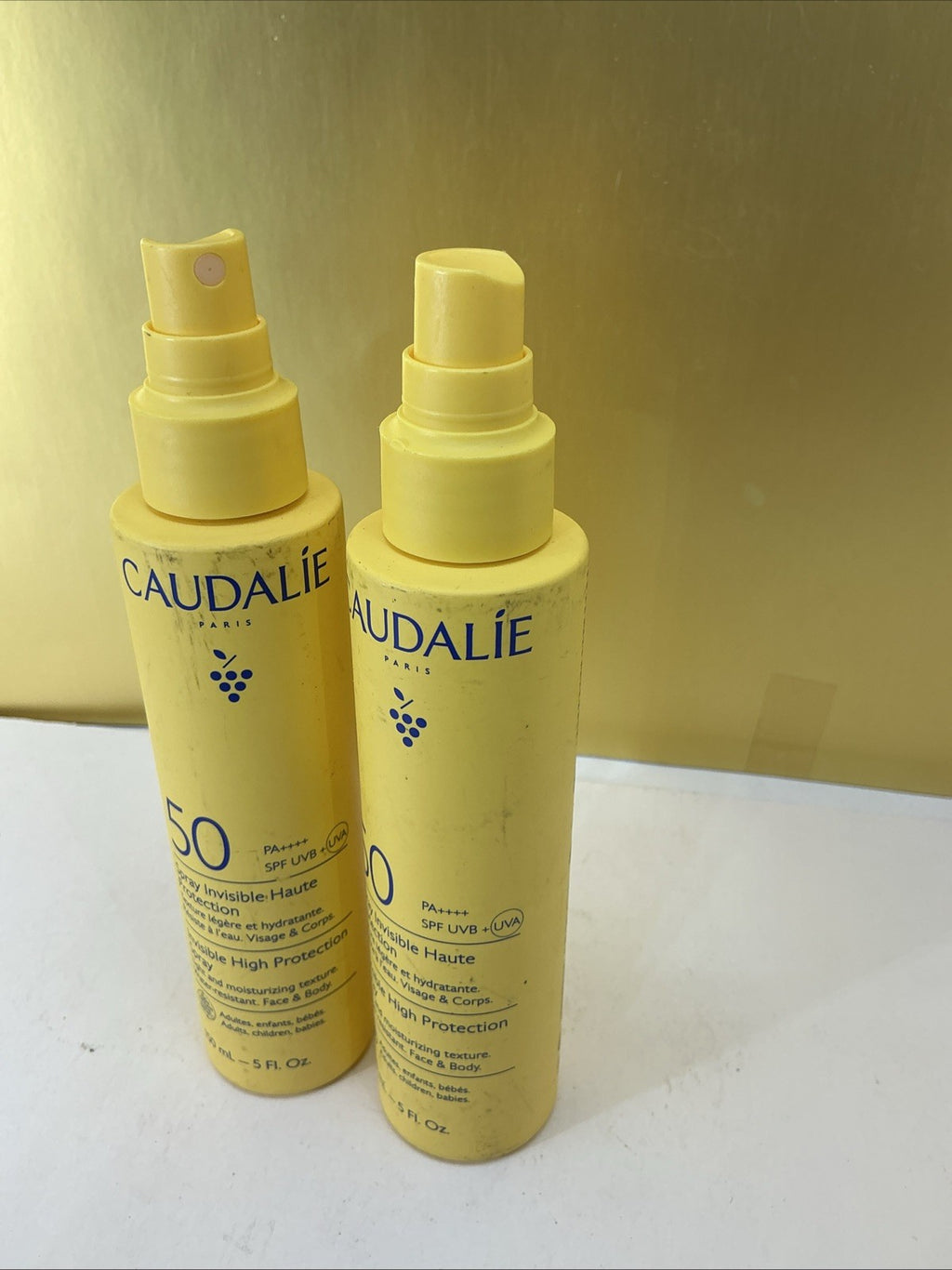 Caudalie SPF 50 High Protection Sunscreen Spray - 150ml / 5oz (2 Pack)