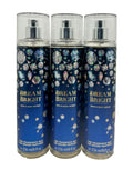 Bath & Body Works Dream Bright Fragrance Mist Set - 3 x 8 oz Body Sprays