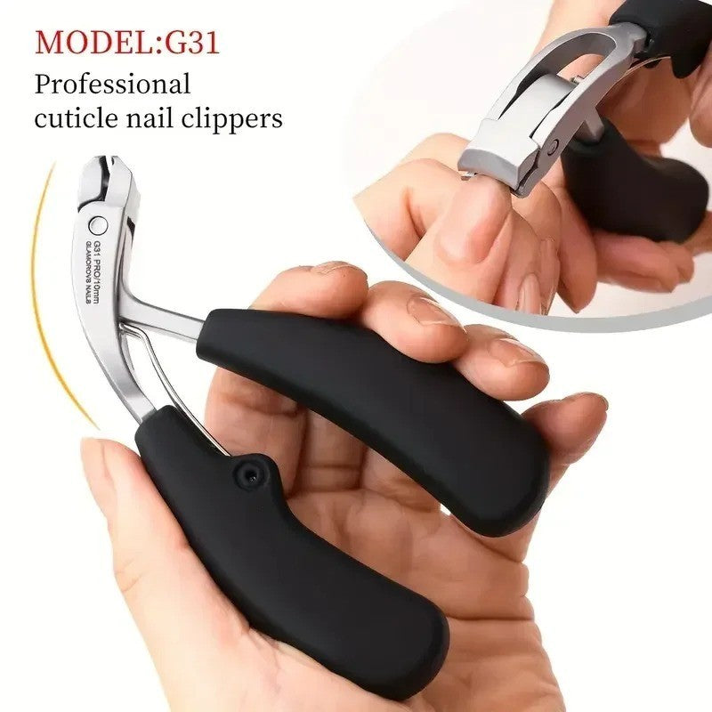 Heavy Duty Stainless Steel Toe Nail Clippers for Thick Nails - Professional Large Size