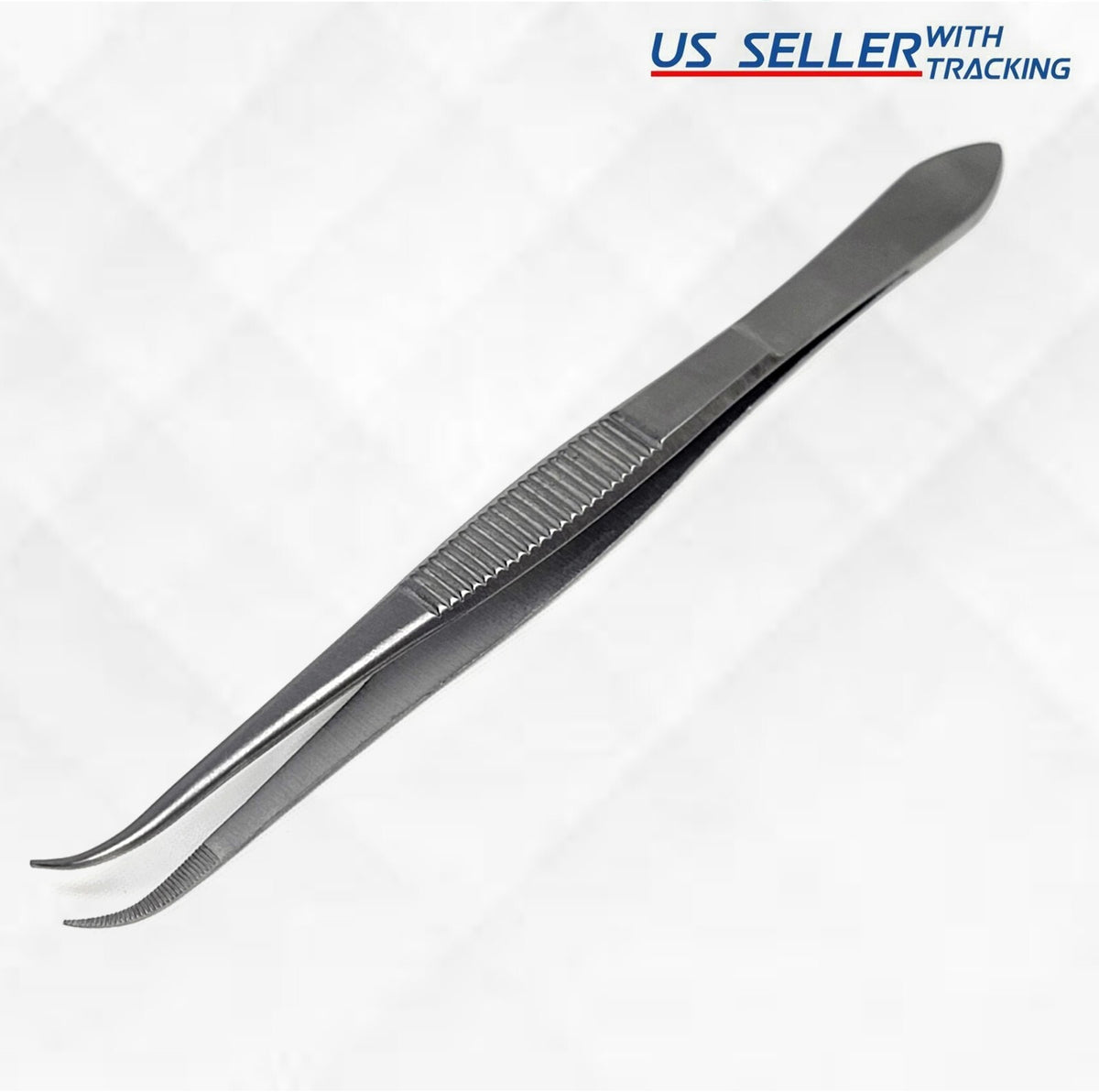 Professional Stainless Steel Point Tip Tweezers for Ingrown Hair & Splinter Removal