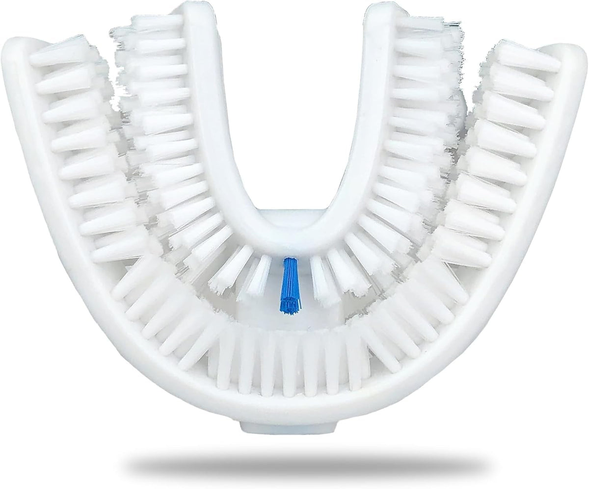 U-Shaped Replacement Head for Ultrasonic Electric Toothbrush - Soft Silicone, Adult