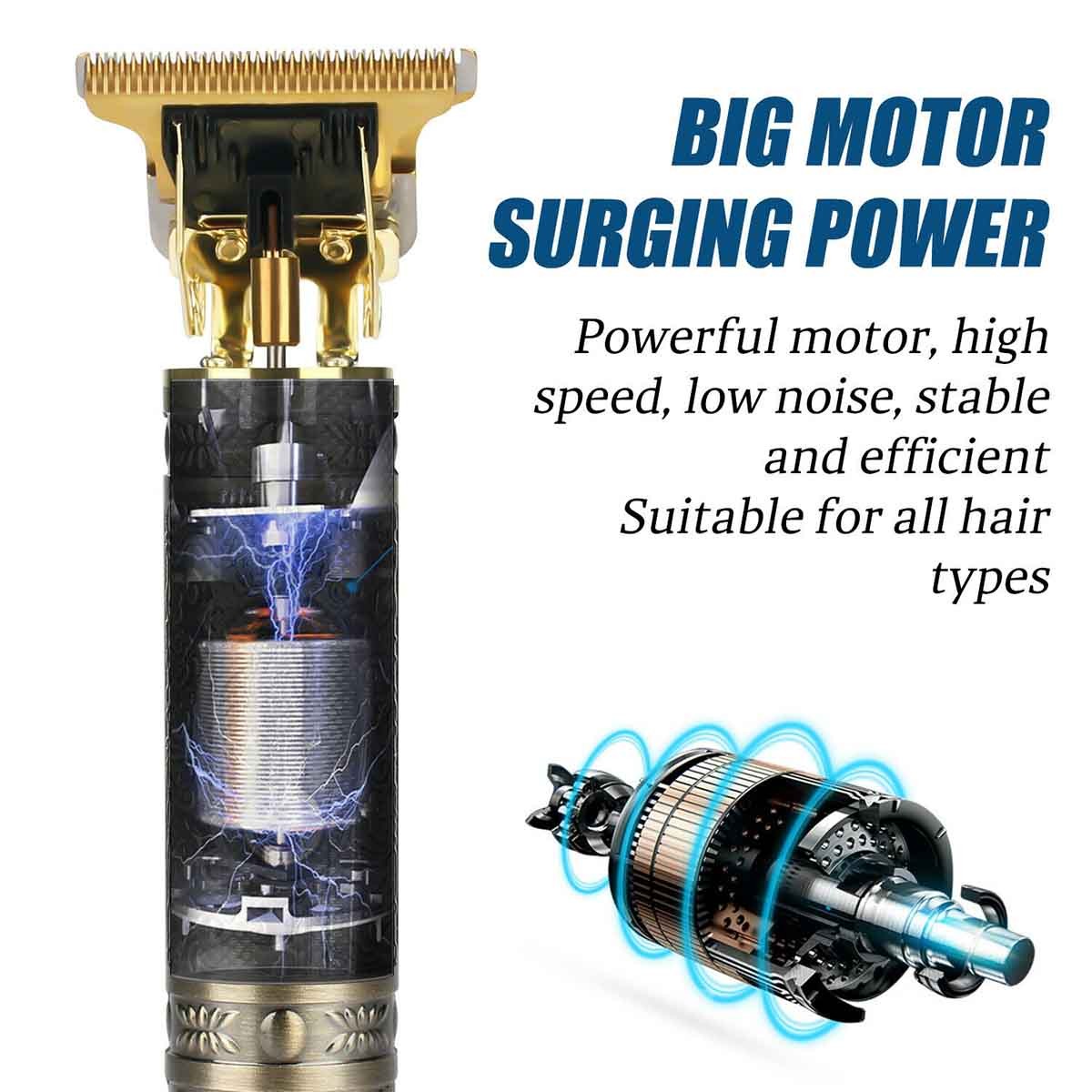 Cordless Professional Hair Clippers Trimmer for Hair, Beard, and Shaving