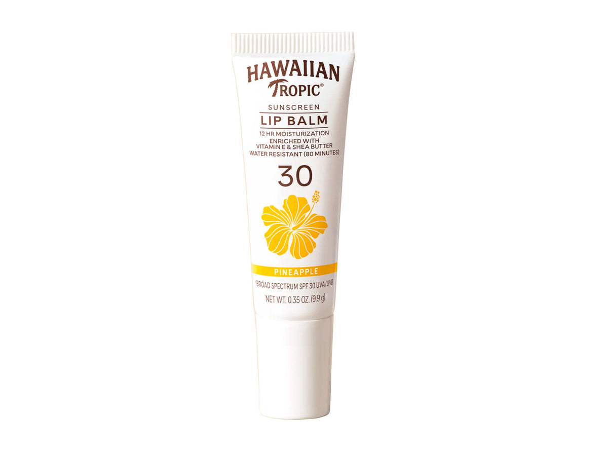 SPF 30 Lip Balm with Pineapple Flavor - 12Hr Moisturization, 3 Pack