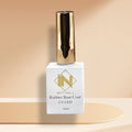 Rubber Base Gel Nail Polish Coat - Clear, 15ml for Durable Professional Manicures