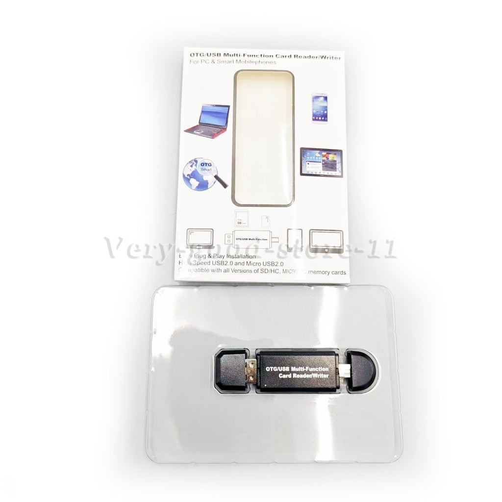 Micro USB OTG to USB 2.0 Card Reader Adapter for SD & Micro SD