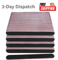 Professional Bulk Nail Files Set 100 Pack Double-Sided 100/180 Grit