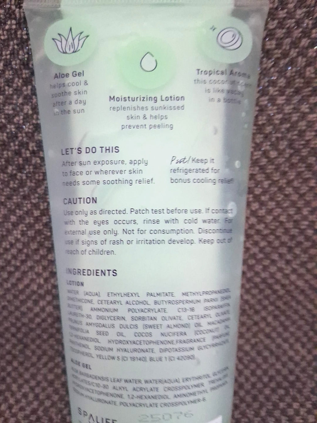 After Sun Gel Lotion - 2-in-1 Sun Therapy Hydrating Skin Care 7.05 fl oz