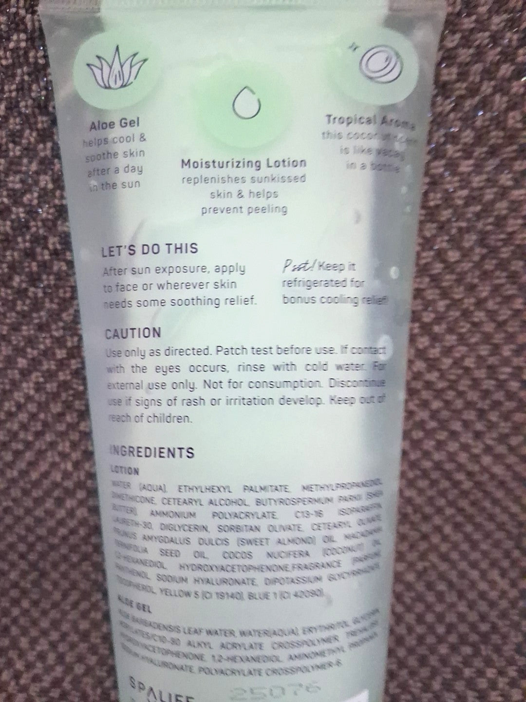 After Sun Gel Lotion - 2-in-1 Sun Therapy Hydrating Skin Care 7.05 fl oz
