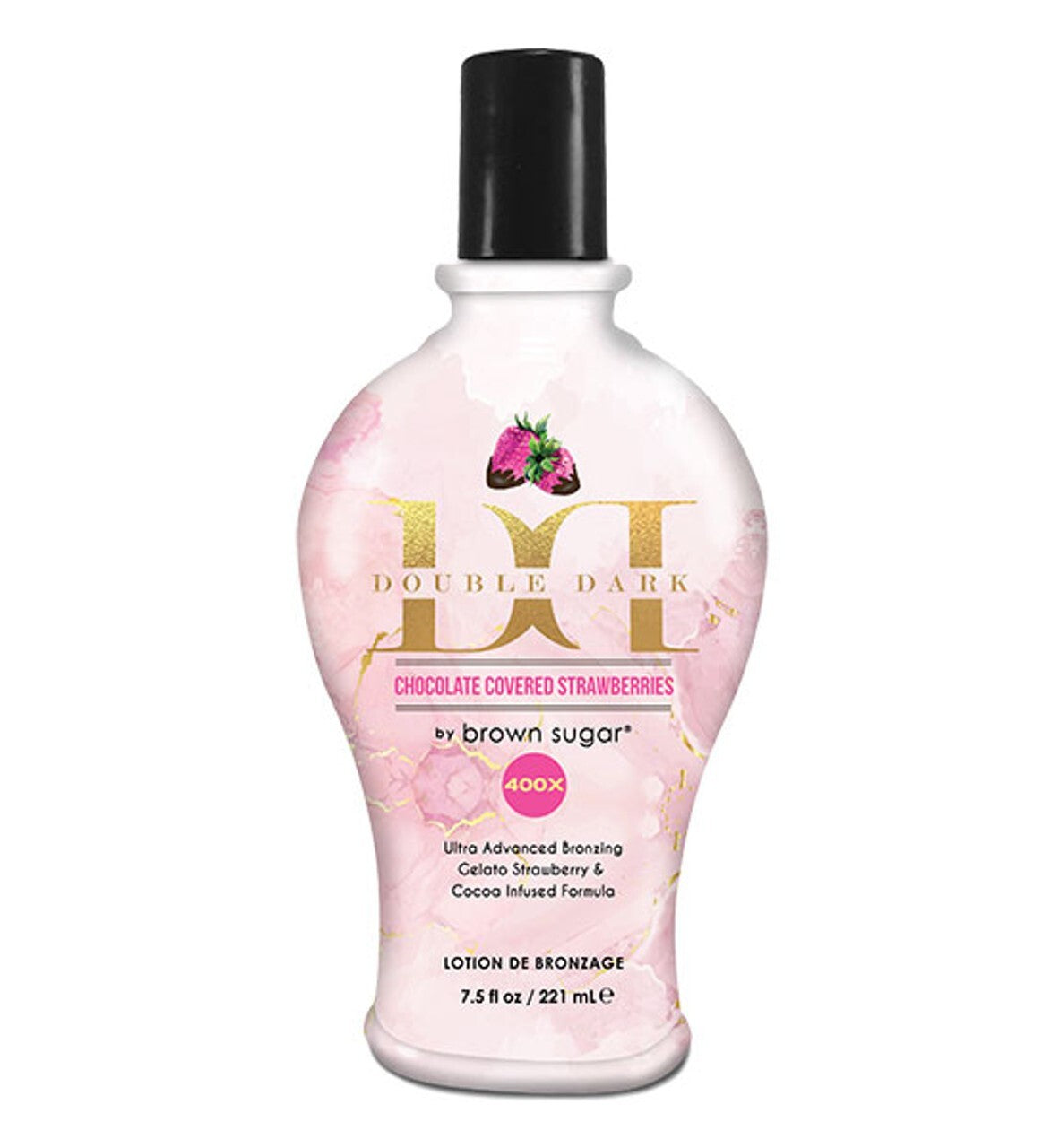 Brown Sugar Double Dark Chocolate Covered Strawberries Tanning Lotion 7.5oz - 400X Bronzer