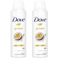 Dove Passion Fruit Antiperspirant Deodorant Spray 2 Pack - 150ml/5oz