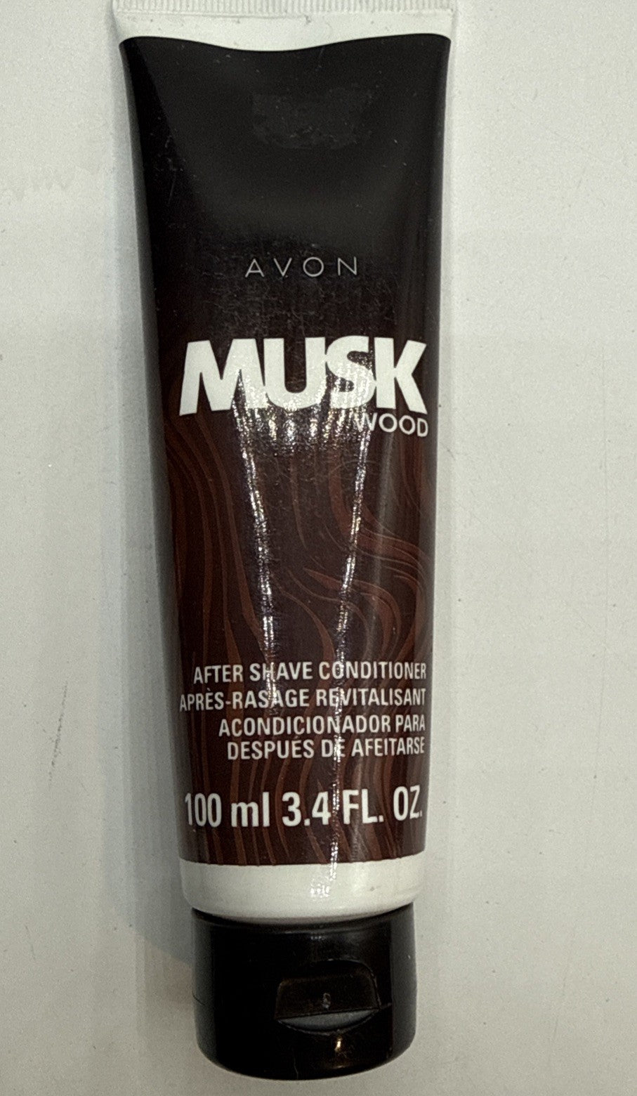 Avon Musk Wood After Shave Conditioner 3.4oz Discontinued Old Stock
