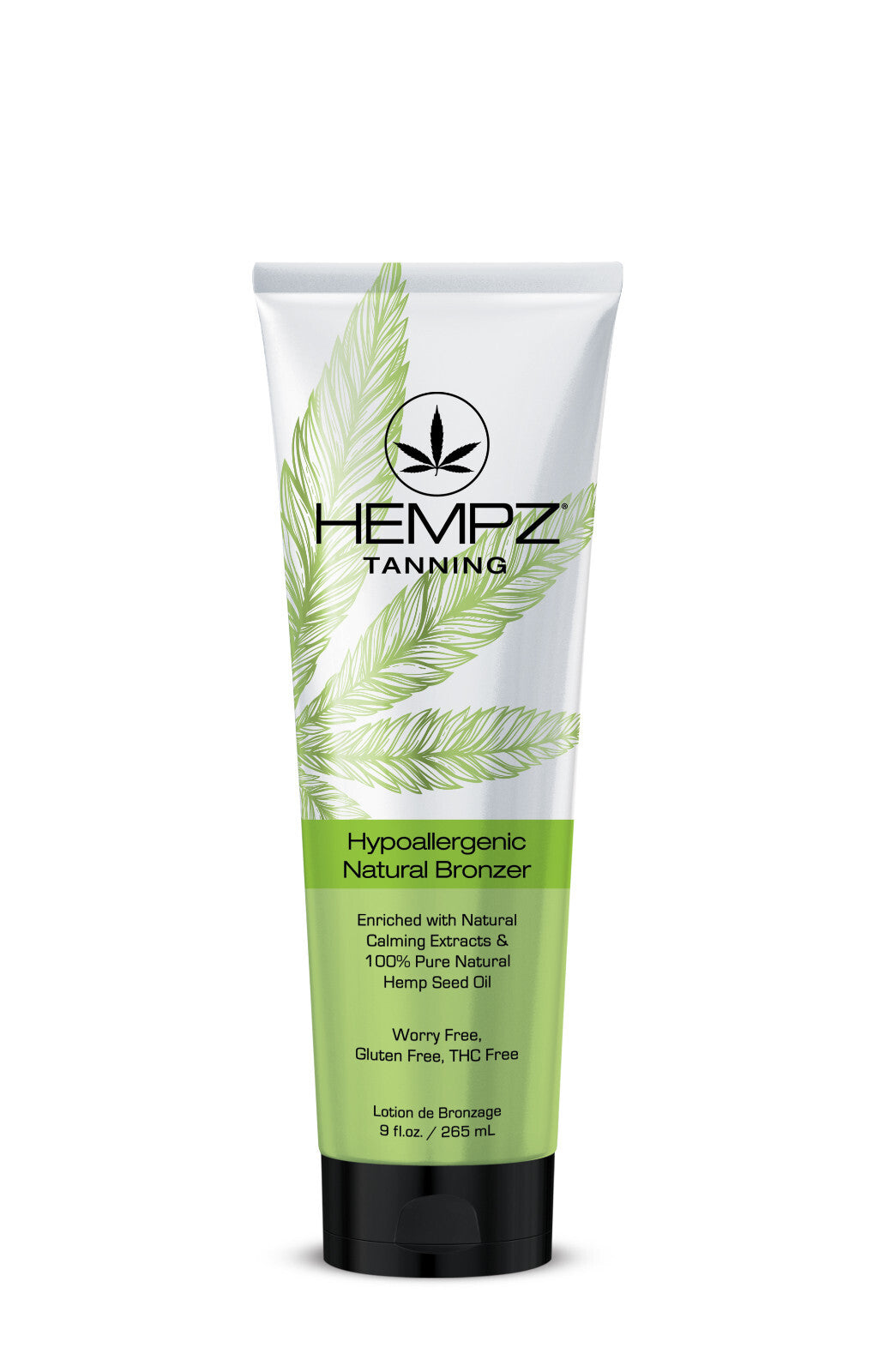 Hypoallergenic Natural Bronzer - Hempz 9oz Tanning Lotion for Sensitive Skin