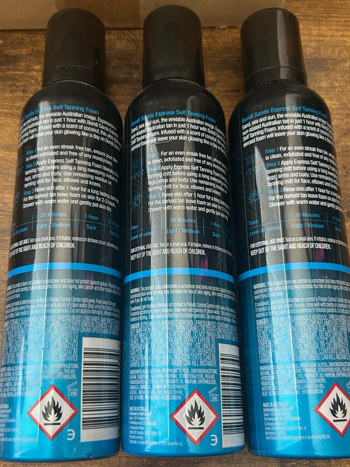 Self Tanning Foam - Salon Quality Quick Dry Formula, Coconut Scent, 7.04 oz - 3 Pack