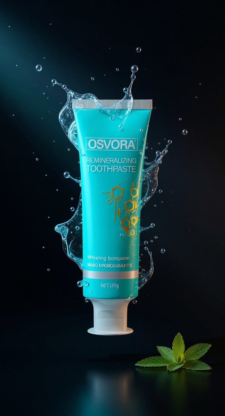 Remineralizing Fluoride-Free Toothpaste with Nano Hydroxyapatite - Natural Oral Care