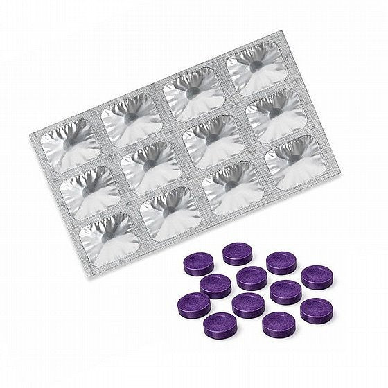 Plaque Highlight Tablets - 12pcs Purple Indicator for Oral Care