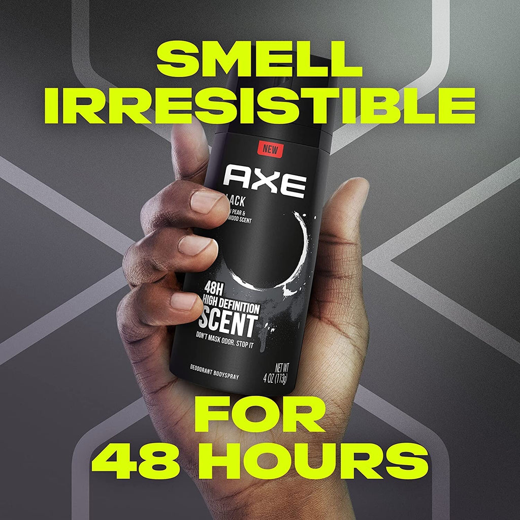 Men's Deodorant Body Spray with Pear & Cedarwood - 150ml x 3 Pack