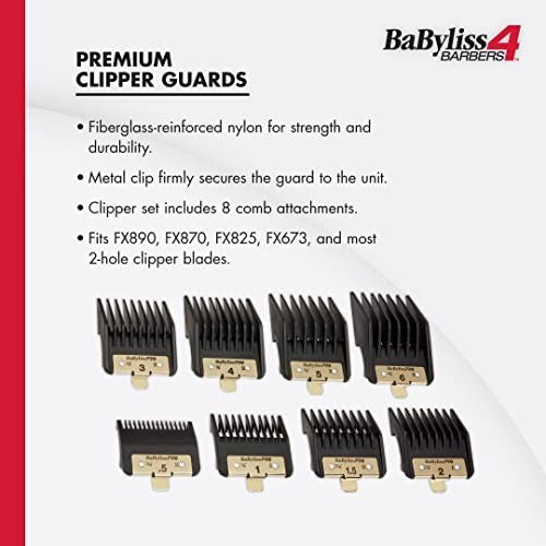 Universal Hair Clipper Guard Set - Adjustable Lengths for Precision Grooming
