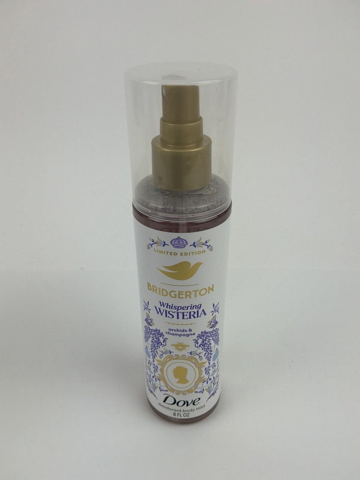 2 Pack Dove Limited Edition Bridgerton Wisteria Body Mist 8oz