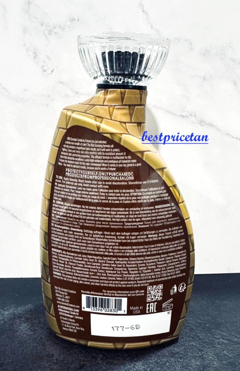 Black DHA Bronzer Tanning Lotion with Anti-Aging Benefits - 13.5oz