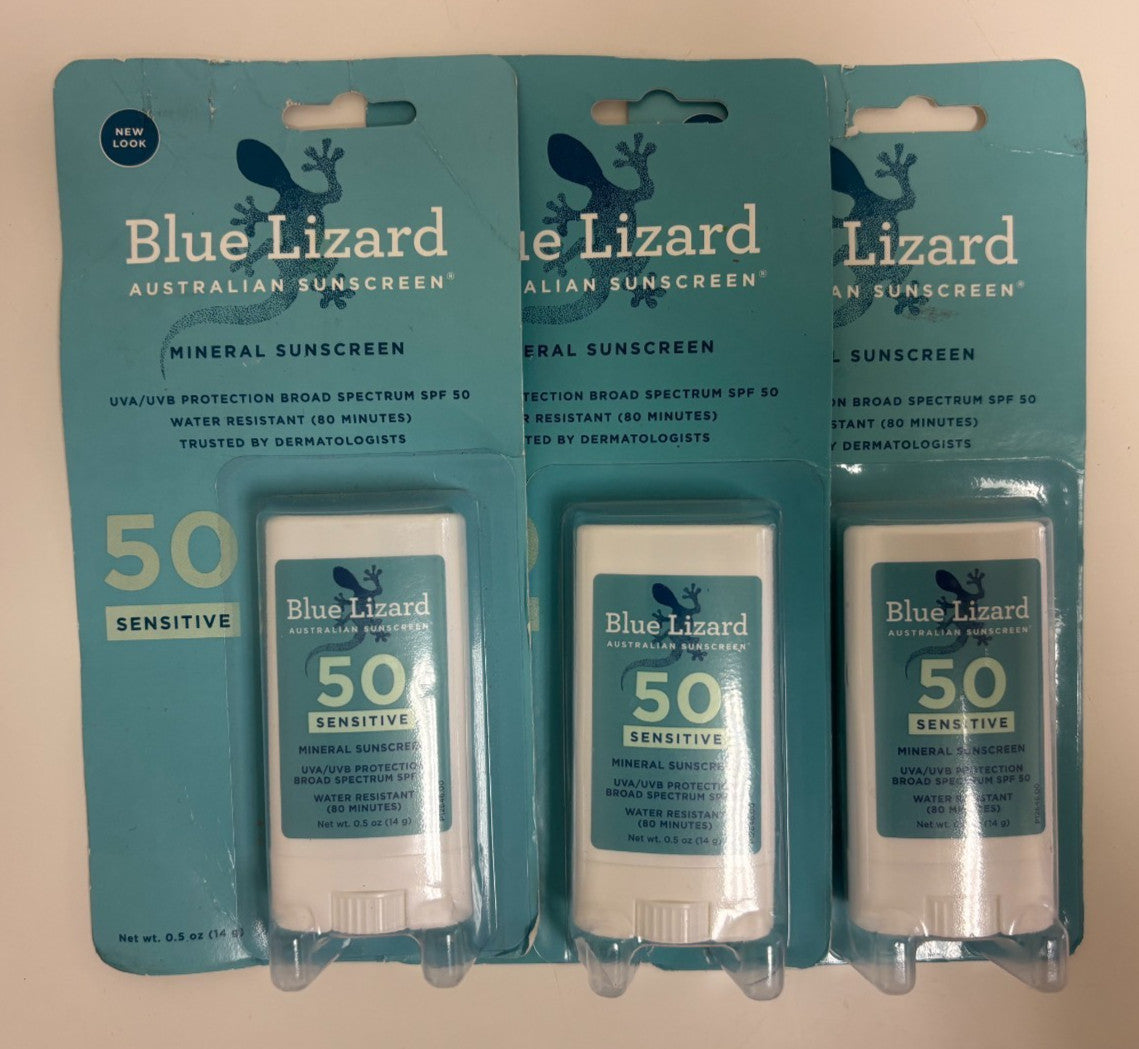 Mineral Sunscreen Stick SPF 50 Sensitive 0.5oz - Pack of 3