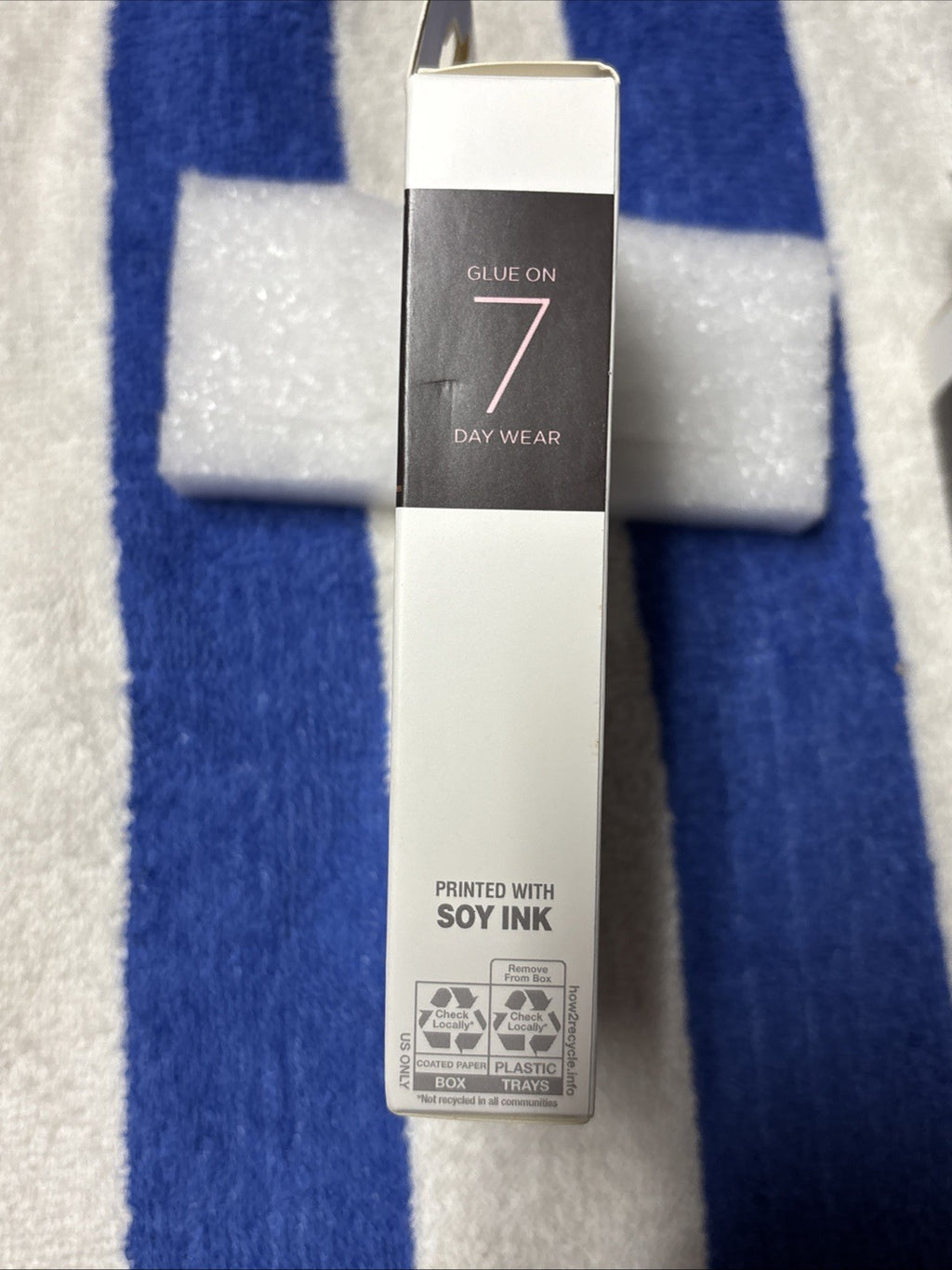 2-Pack Gel Fantasy Press On Nails French Manicure Long Size Med West Coast