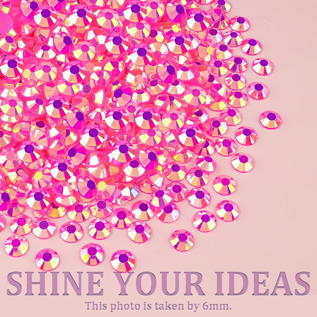 Pink Resin Rhinestones with B7000 Jewelry Glue - Craft Embellishments