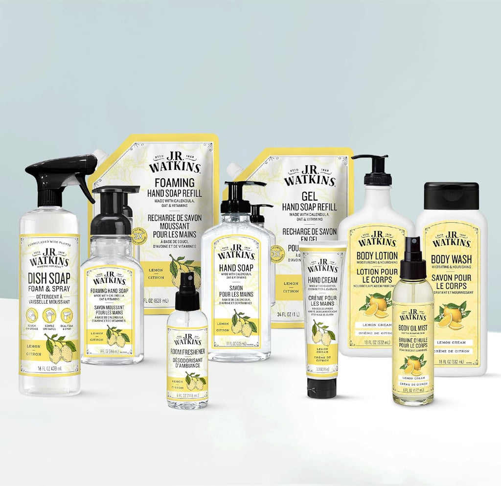 Moisturizing Hand Soap Refill with Plant-Based Cleansers - Lemon Scent, 34 Fl Oz, 2 Pack