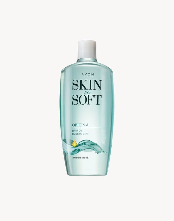 Avon Skin So Soft Original Bath Oil 25 fl oz with Free Travel Spray