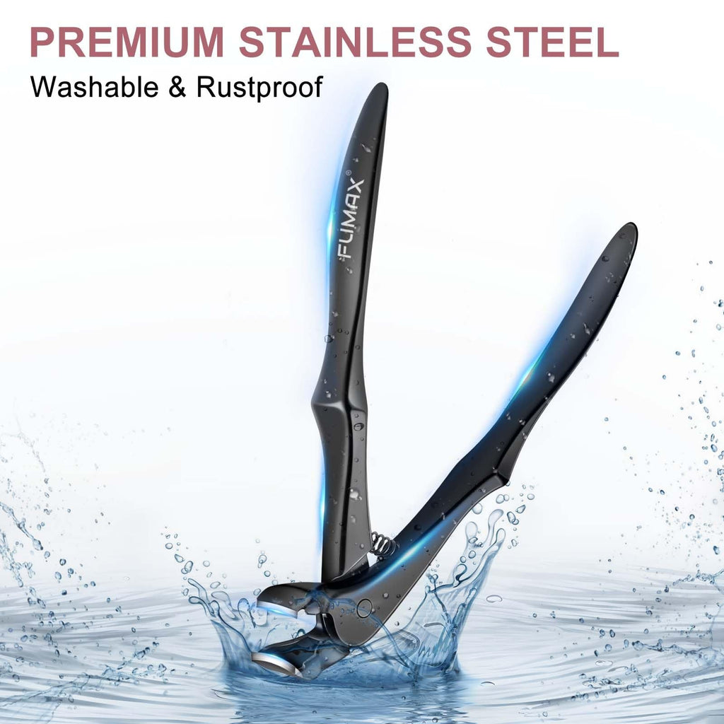 Heavy Duty Long Handled Toenail Clippers for Thick Nails - Seniors & Men