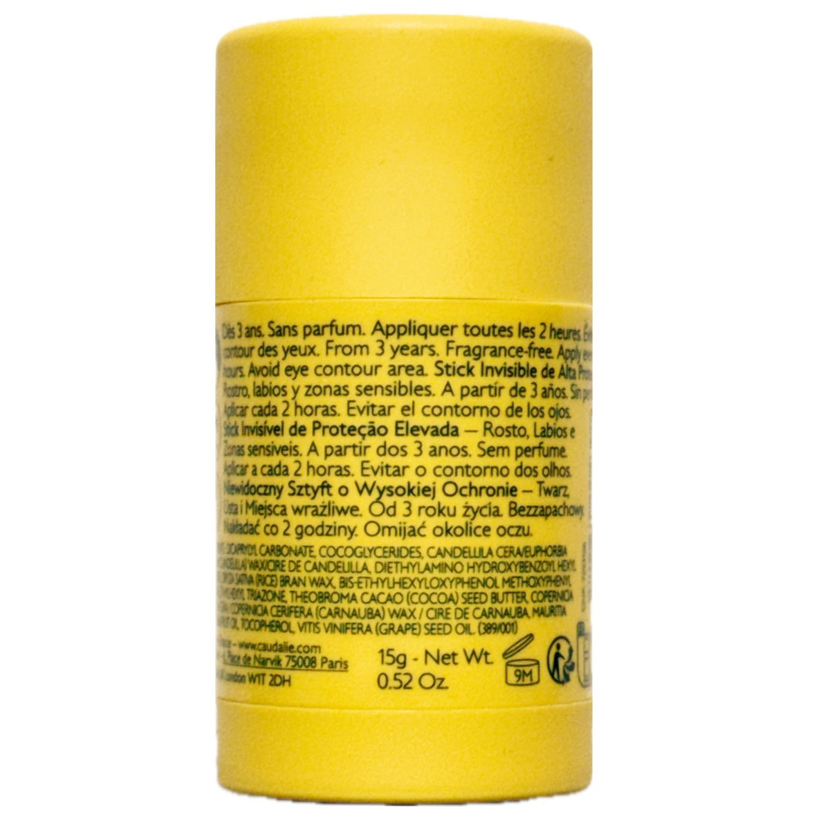 Sun Protection Stick SPF50 for Face & Sensitive Skin - Invisible, Vegan, 15g