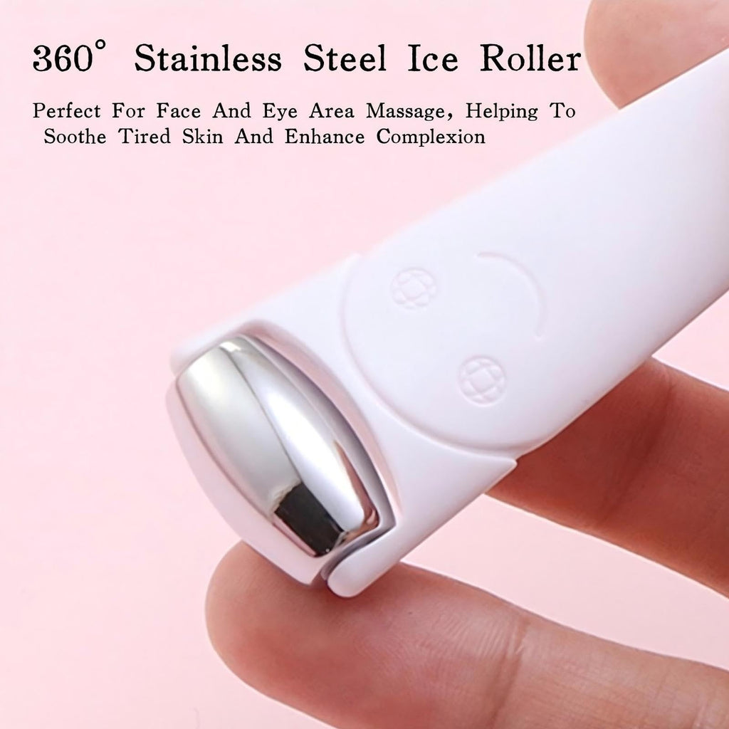 Mini Ice Roller for Face and Eyes - Cooling Massager and Skin Care Tool