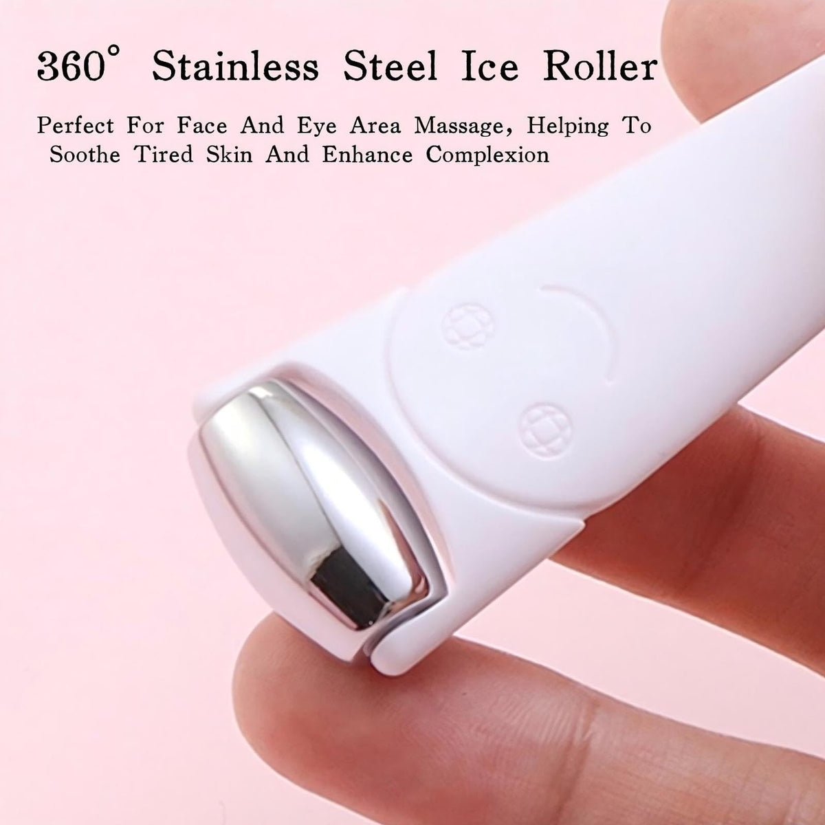 Mini Ice Roller for Face and Eyes - Cooling Massager and Skin Care Tool