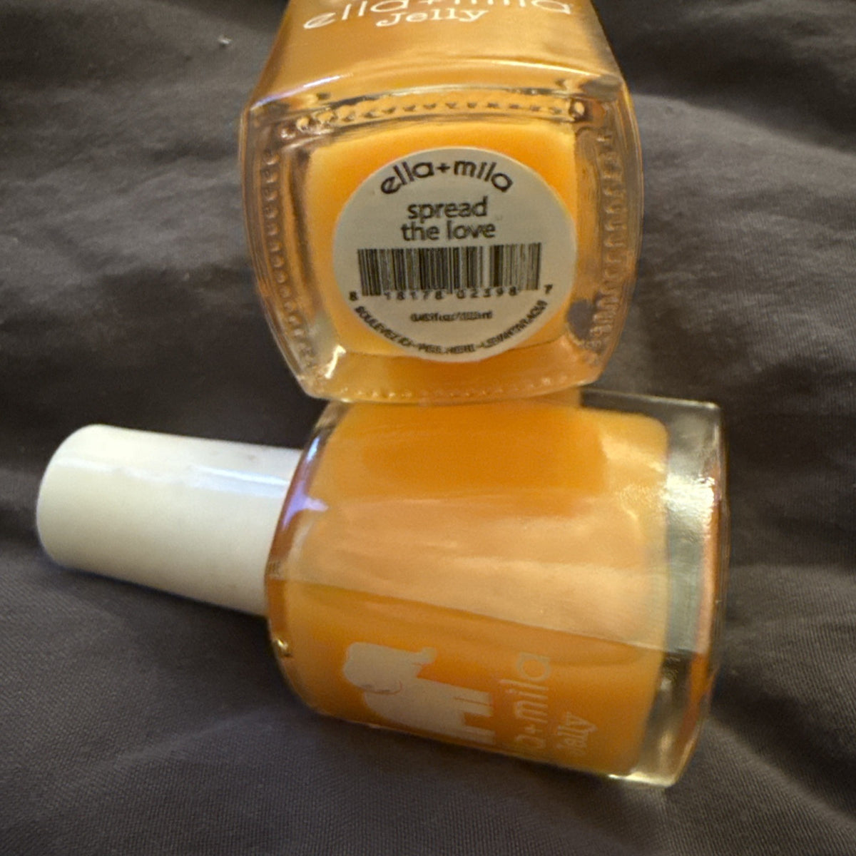 Ella+mila Jelly Nail Polish Set Spread the Love Orange - 2 Pack