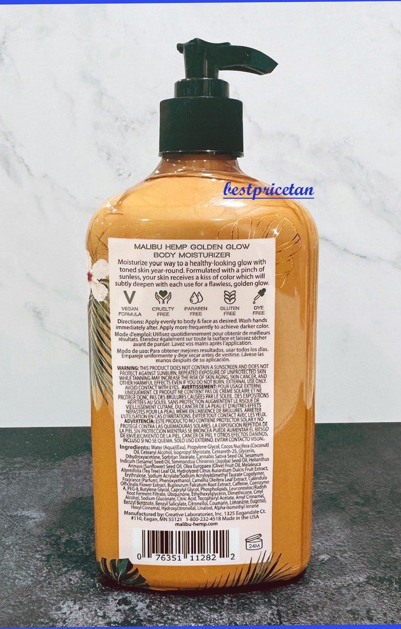 Gradual Tanning Body Lotion with Firming & Hydrating Benefits - 18oz