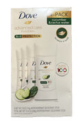Dove Advanced Care Invisible Plus Antiperspirant Deodorant Cucumber & Cactus 4 Pack