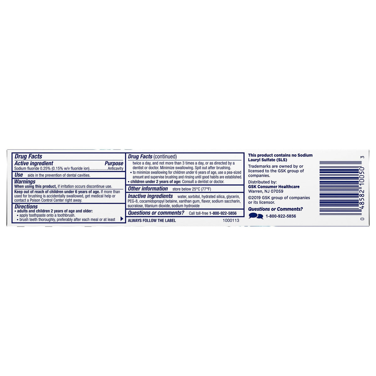 Biotene Fluoride Toothpaste for Dry Mouth & Bad Breath - 4.3 oz