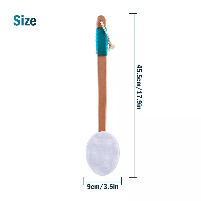 Long Lotion Applicator Back Brush for Self-Tanners and Lotions