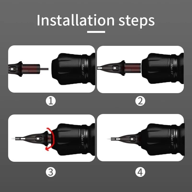 Wireless Tattoo Machine Kit with Power Supply for Beginners & Pros